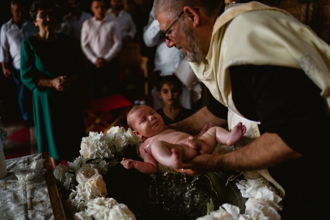 copil botez biserica